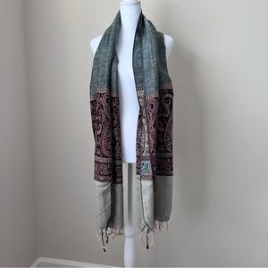 Amtal Pashmina Patterned Scarf/Wrap